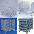 Security cage,metal roll container,steel pallet feet galvanized bin for sale